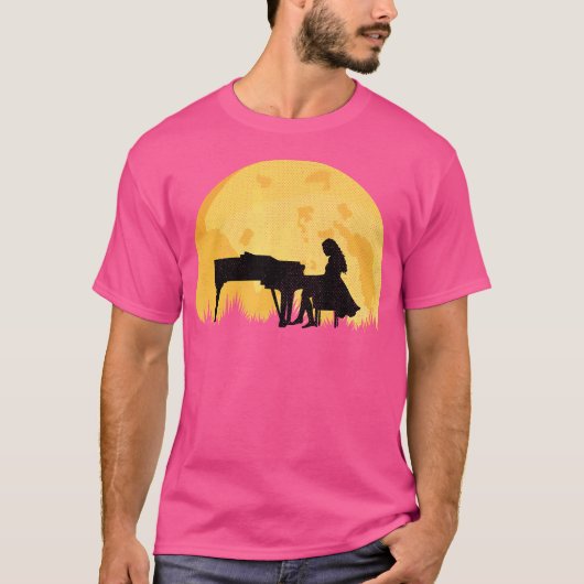 少年へのピアノの贈り物 Tシャツ (正面)