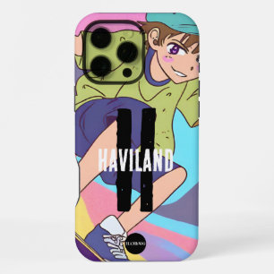 少年アニメスタイルカスタム携帯電話ケースHAMbWG iPhone 16 Pro Maxケース