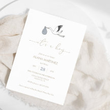 少年コウノトリの赤ちゃんシャワー