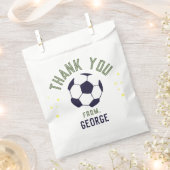 少年サッカーお礼 誕生日 フェイバーバッグ (クリップ留めされた状態)
