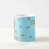 少年サッカー選手用バースデーマグカップ コーヒーマグカップ (中央)