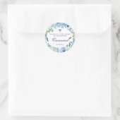 少年シンプルたちに施す青いバプテスマ ラウンドシール (バッグ)