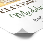 少年ジャングルサファリ動物ベビーシャワーへようこそ ポスター (角)