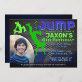 少年ジャンプ写真誕生日パーティー 招待状 (正面/裏面)