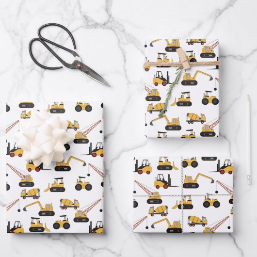 少年タイル建築パーティー ラッピングペーパーシート (正面)