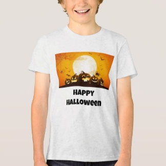 少年ハッピーハロウィンTシャツ トライブレンドTシャツ
