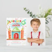 少年バウンド写真招待状 招待状 (スタンド正面)