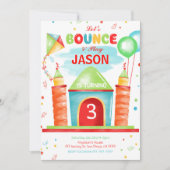 少年バウンド招待状 招待状 (正面)