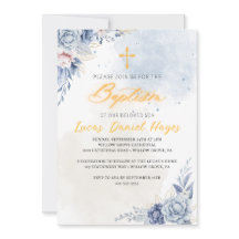 少年バプテスマの宗教モダンの青い水色