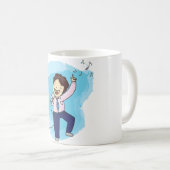 少年バンドのリーダーTシャツ コーヒーマグカップ (正面右)