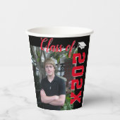 少年パーソナライズされたの卒業パーティー用品 紙コップ (正面)