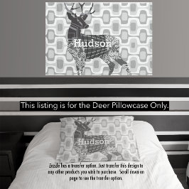 少年パーソナライズされたの部屋ディアミッドセンチュリー 枕カバー