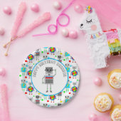 少年パーソナライズされた誕生日ロボット ペーパープレート (パーティー)