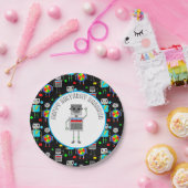 少年パーソナライズされた誕生日ロボット ペーパープレート (パーティー)