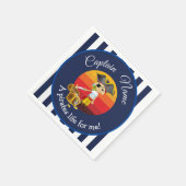 少年パーティー海賊 スタンダードカクテルナプキン (角)