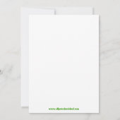 少年ビデオゲーム眠りパーティー招待状赤 招待状 (裏面)