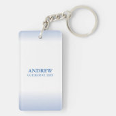 少年ファースト聖餐式、司祭と葡萄との聖句 キーホルダー (裏面)