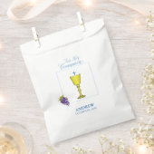 少年ファースト聖餐式、司祭と葡萄との聖句 フェイバーバッグ (クリップ留めされた状態)