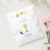 少年ファースト聖餐式、司祭と葡萄との聖句 フェイバーバッグ (封をした状態)