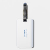 少年ファースト聖餐式、司祭と葡萄との聖句 ラゲッジタグ (裏面縦)