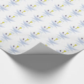 少年ファースト聖餐式、司祭と葡萄との聖句 ラッピングペーパー (角)