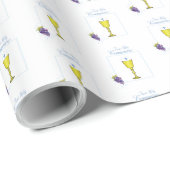 少年ファースト聖餐式、司祭と葡萄との聖句 ラッピングペーパー (ロールコーナー)