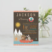 少年フィッシング誕生日パーティー招待状 招待状 (スタンド正面)