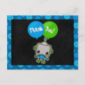 少年ベビーロボットサンキューカードはがき072 ポストカード (正面)