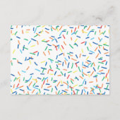 少年ベビー振りかけるベビー予測ゲーム エンクロージャーカード (裏面)