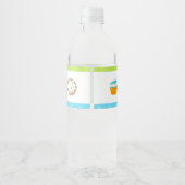 少年ベーキング誕生日パーティー ペットボトルラベル (裏面)