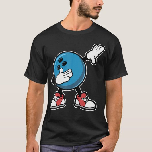 少年ボウリング ダビング ボウリング Tシャツ (正面)