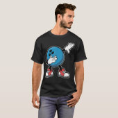 少年ボウリング ダビング ボウリング Tシャツ (正面フル)
