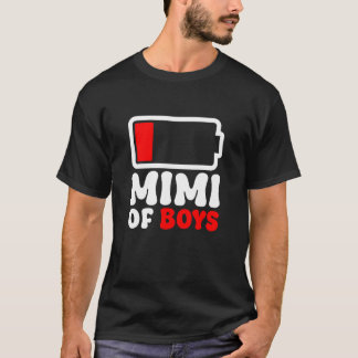 少年ミミのおばあちゃんミミ 電池くんミミ Tシャツ