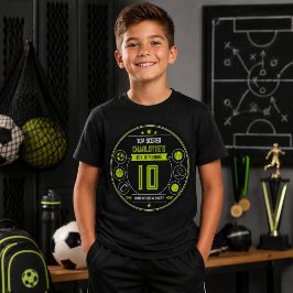 少年モダンブラックスポーツ10歳の誕生日 トライブレンドＴシャツ