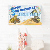 少年モダン建築キッズバースデーパーティー 横断幕 (インサイチュ)