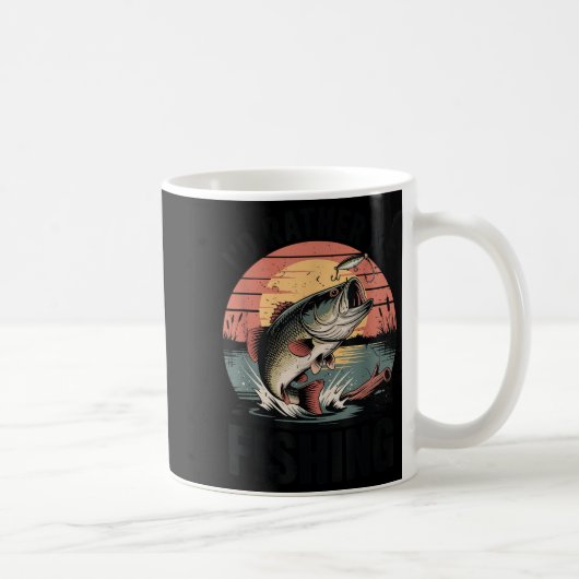 少年ラージマウスバスTシャツ 釣りがいいね コーヒーマグカップ (右)
