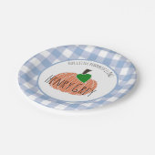 少年リトルカボキンブループレイド最初の1歳の誕生日 ペーパープレート (アングル)