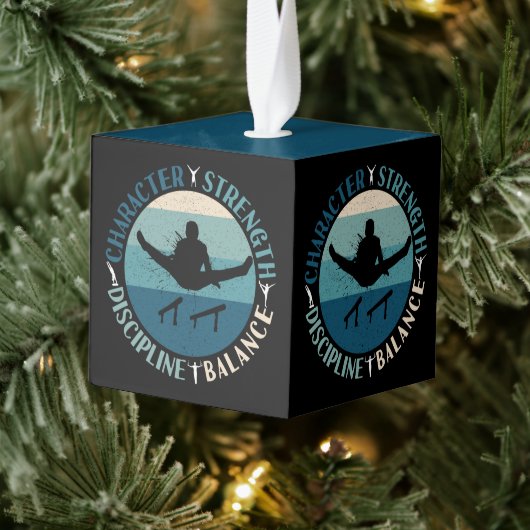 少年体操キャラクター力訓練 キューブオーナメント (ツリー)