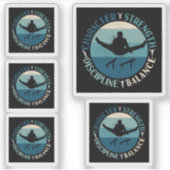 少年体操キャラクター力訓練 シール (正面)