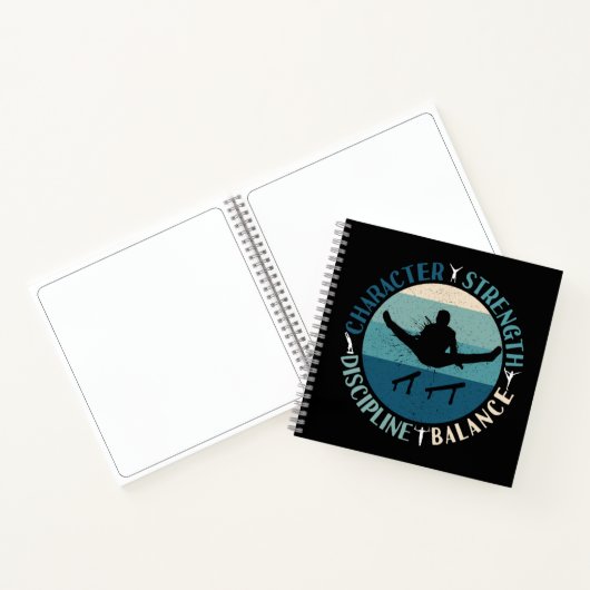 少年体操キャラクター力訓練 ノートブック (内部)