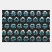 少年体操キャラクター力訓練 ラッピングペーパーシート (正面)