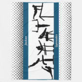 少年体操フリースブランケット フリースブランケット (正面)