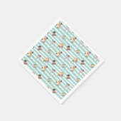 少年体操リングや輪パラレルバーポンメルホース スタンダードカクテルナプキン (角)