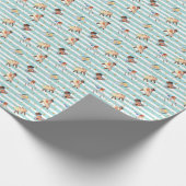 少年体操リングや輪パラレルバーポンメルホース ラッピングペーパー (角)