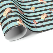 少年体操リングや輪パラレルバーポンメルホース ラッピングペーパー (ロールコーナー)