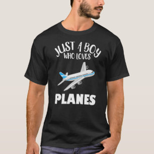 少年兵デザイン飛行機パイロット航空 Tシャツ