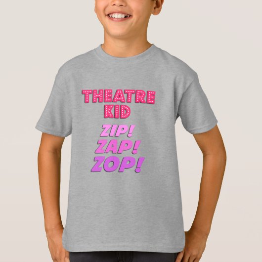 少年劇団 Zip-Zap-Zop Tシャツ (正面)