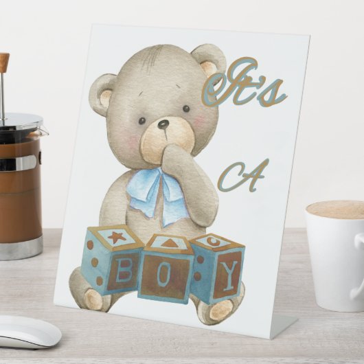 少年台座の看板だ 台座サイン (インサイチュ)