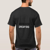 少年向けの美しいTシャツデザイン Tシャツ (裏面)