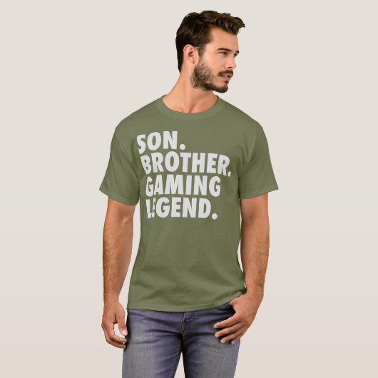 少年向けゲーム10代のギフト10代クリスマス Tシャツ (正面フル)